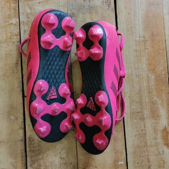 Adidas Pink Soccer Cleats Size 13.5 Spring Colorful Activewear - Picture 6 of 8